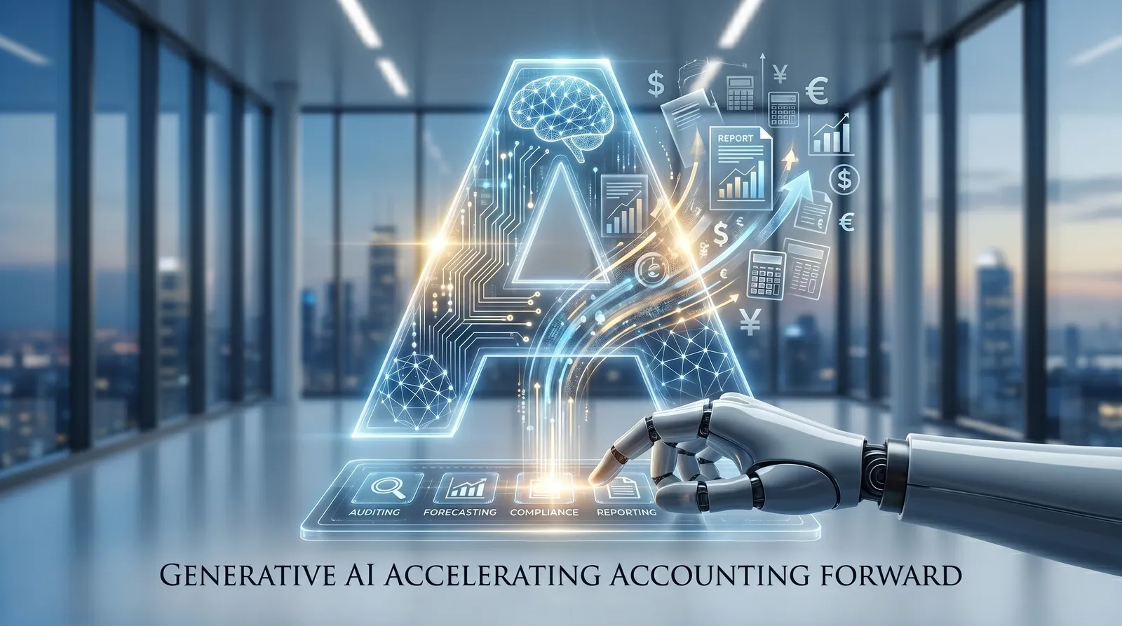Bar chart showing AI adoption growth in tax and accounting firms: 8% in 2024, 22% in 2025, 40% in 2026. Data from Thomson Reuters Institute 2026 AI in Professional Services Report.